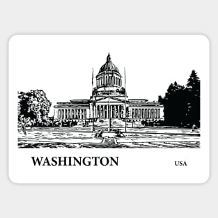 Washington State USA Sticker